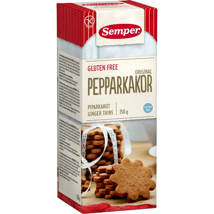 Swedish Fika - Pepparkakor Orginal Glutenfri Semper