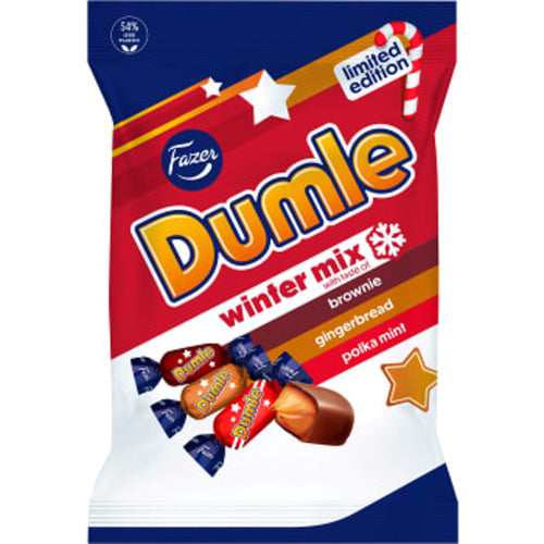 Swedish Christmas Chocolate - Dumle Seasonal Winter Mix Fazer 180g