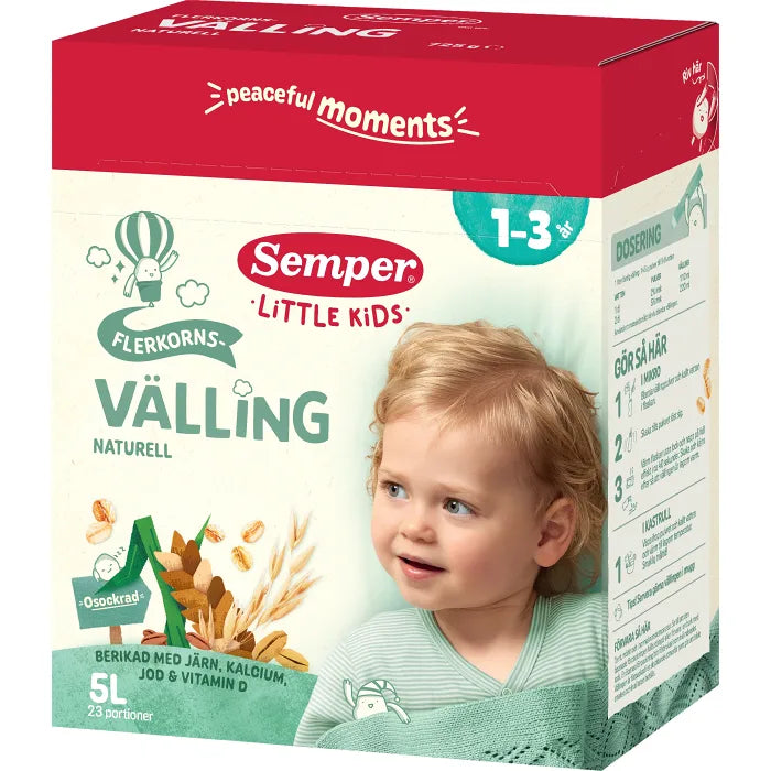 Swedish Baby Food - Fullkornsvälling Multikorn Semper