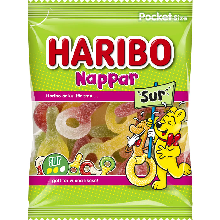 Swedish Candy - Nappar Sura Haribo