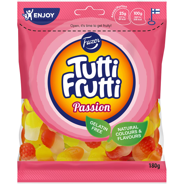 Swedish Candy - Tutti Frutti Passion Fazer