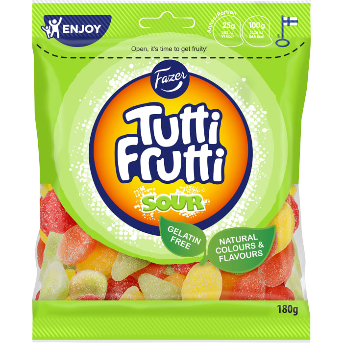 Swedish Candy - Tutti Frutti Sour Fazer