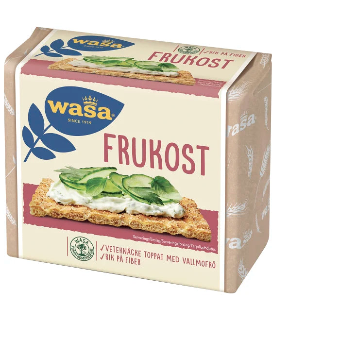 Swedish Crispbread - Knäckebröd Frukost Wasa 240g – Nordic Cravings