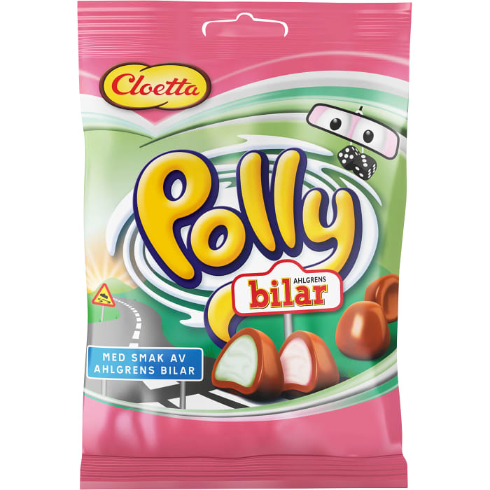 Swedish Chocolate - Choklad Polly Bilar Cloetta