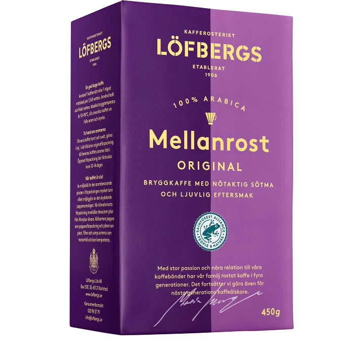 Swedish Coffee - Bryggkaffe Mellanrost Löfbergs