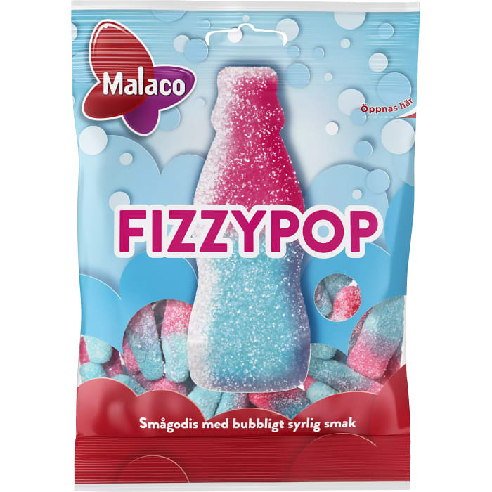 Swedish Candy - Fizzypops Malaco