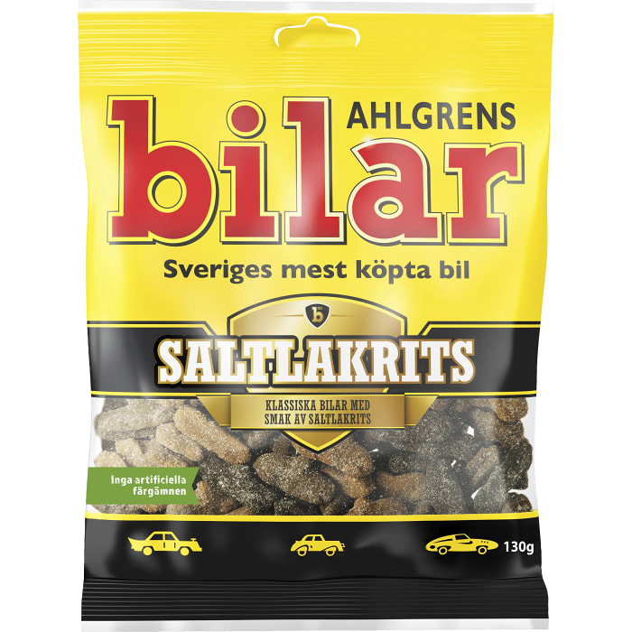 Swedish Candy - Ahlgrens Bilar Saltlaktris