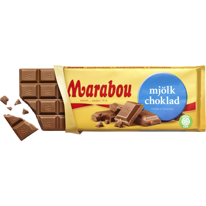 Swedish Chocolate - Chokladkaka Mjölkchoklad Marabou