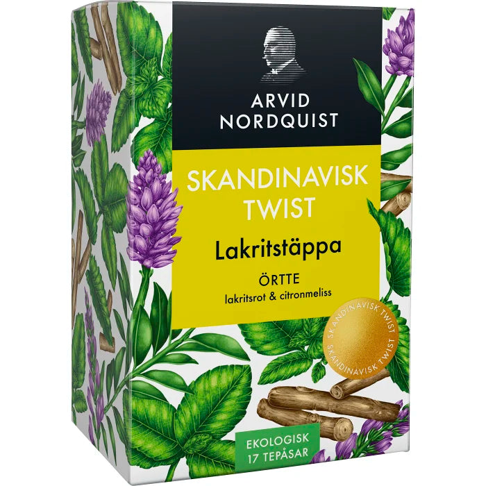 Swedish Tea - Te Örtte Larkitstäppa Lakritsrot & Citronmeliss Eko Arvid Nordquist