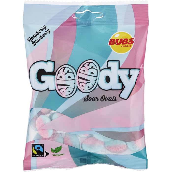 Swedish Candy - Goody Raspberry Blueberry Bubs