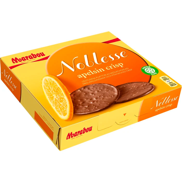 Swedish Chocolate - Noblesse Apelsin Crisp Marabou